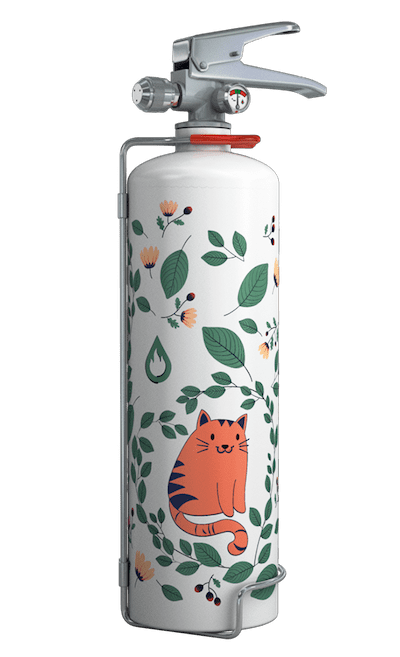 Дизайнерский огнетушитель Bontel 2 л CATS - подарочная серия от производителя с доставкой