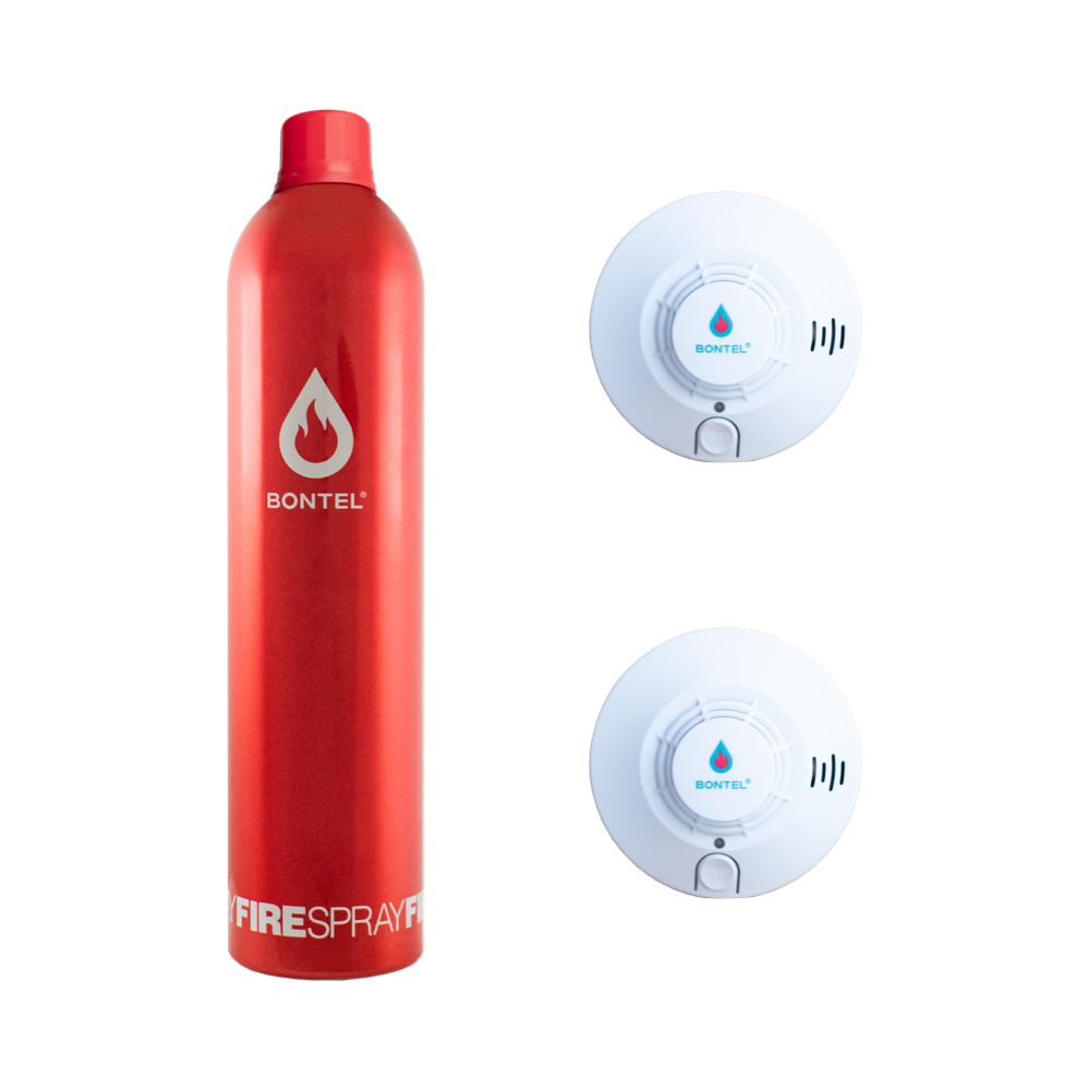 Набор: огнетушащее средство и пожарный извещатель ИП-01-Д Bontel от производителя с доставкой
