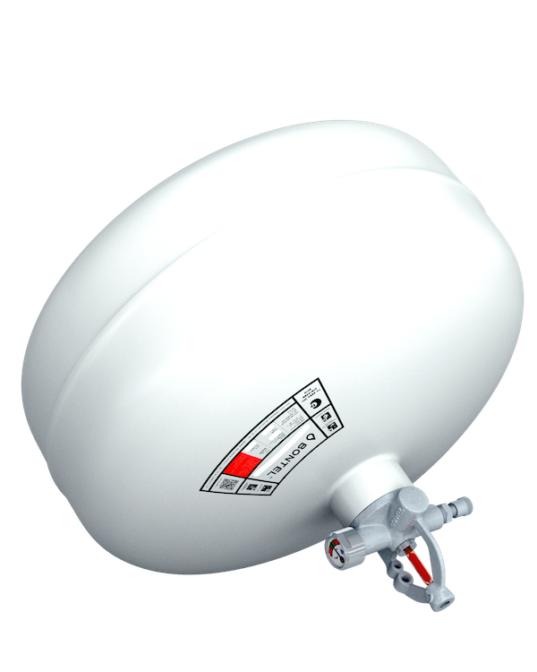 Подвесной модуль пожаротушения 2л (белый) Bontel от производителя