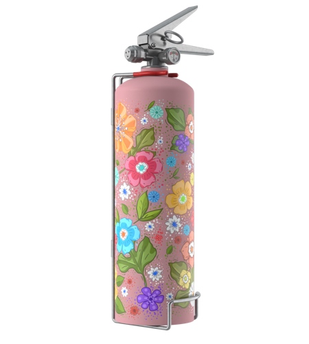Дизайнерский огнетушитель Bontel 2 л Flowers - подарочная серия от производителя с доставкой