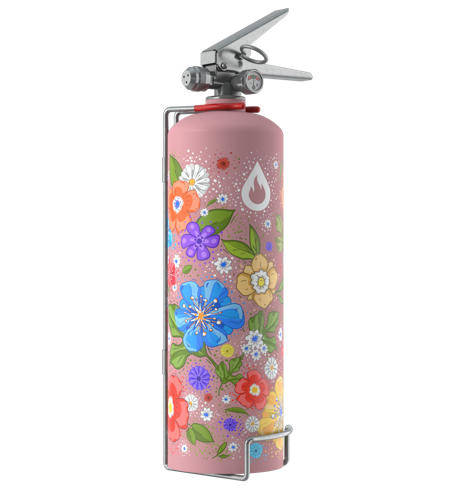 Дизайнерский огнетушитель Bontel 2 л Flowers - подарочная серия от производителя с доставкой