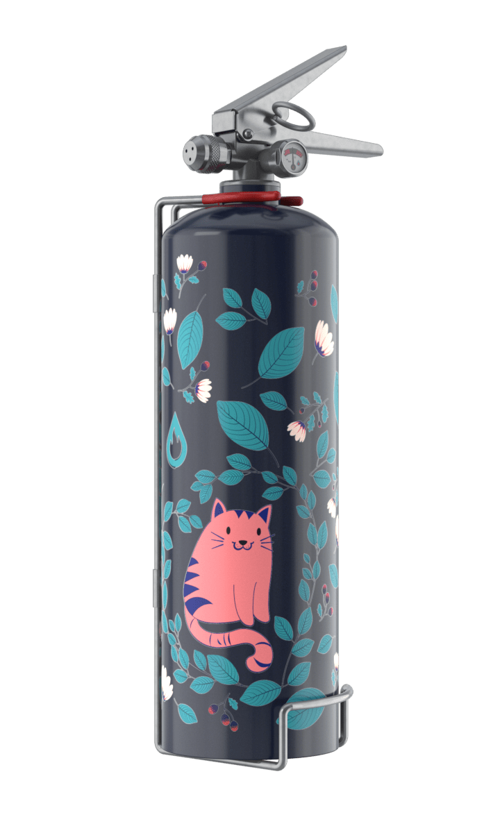 Дизайнерский огнетушитель Bontel 2 л RED CAT- подарочная серия от производителя с доставкой