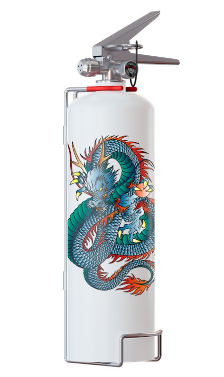 Дизайнерский огнетушитель Bontel 2 л Dragon - подарочная серия от производителя с доставкой