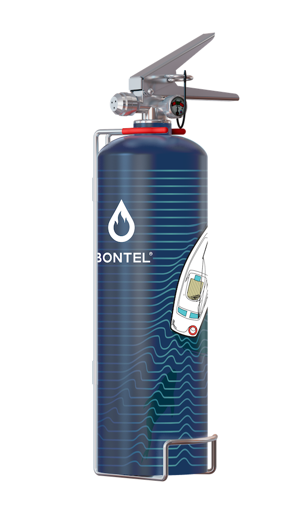 Дизайнерский огнетушитель Bontel 2л YACHT - от производителя с доставкой