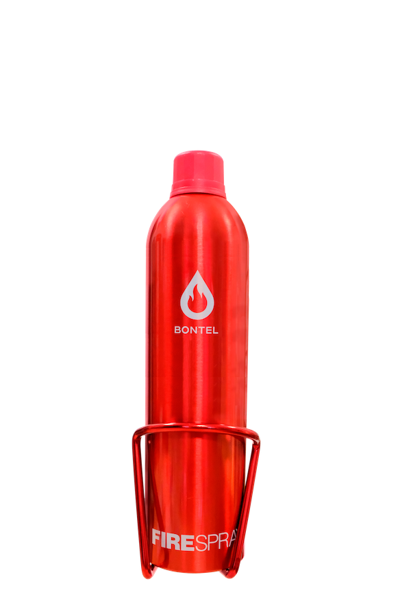 Противопожарный комплект: огнетушащий спрей BONTEL 600 мл и кронштейн для крепления.